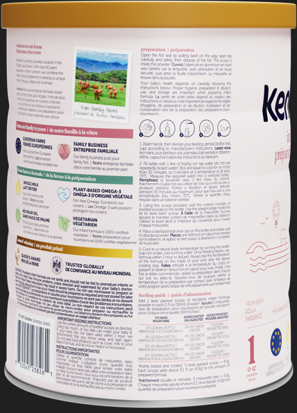 Sữa công thức Kendamil thuộc diện thu hồi tại Canada.