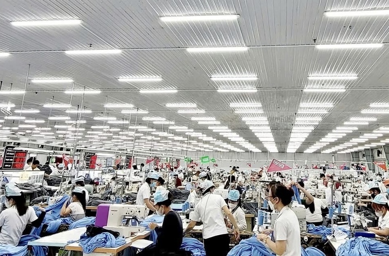 Dệt may hiện là một trong những nhóm ngành xuất khẩu chủ lực của tỉnh Gia Lai. Ảnh: ĐVCC