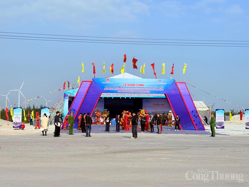 Lễ khởi công Khu công nghiệp Cam Liên, tỉnh Quảng Trị.