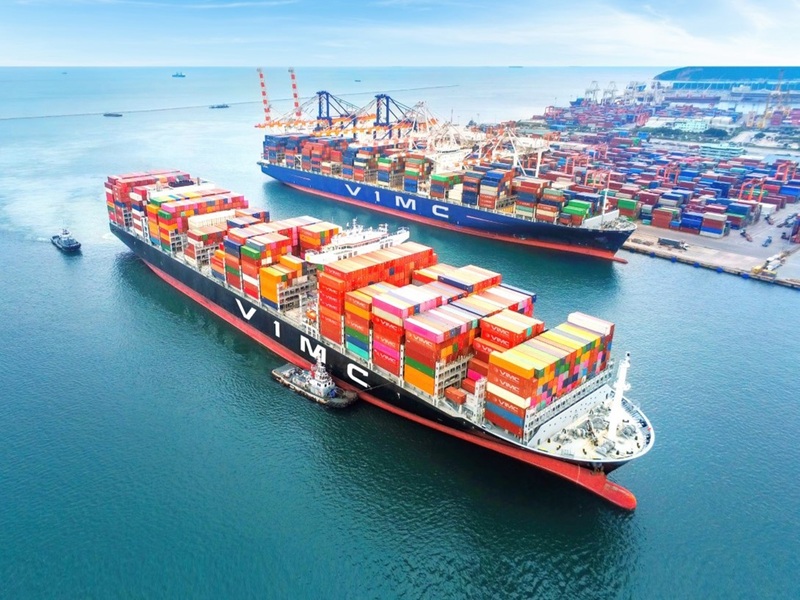 Đội tàu biển Việt Nam đã có nhiều tuyến vận tải sang các châu lục trên thế giới. Ảnh minh họa