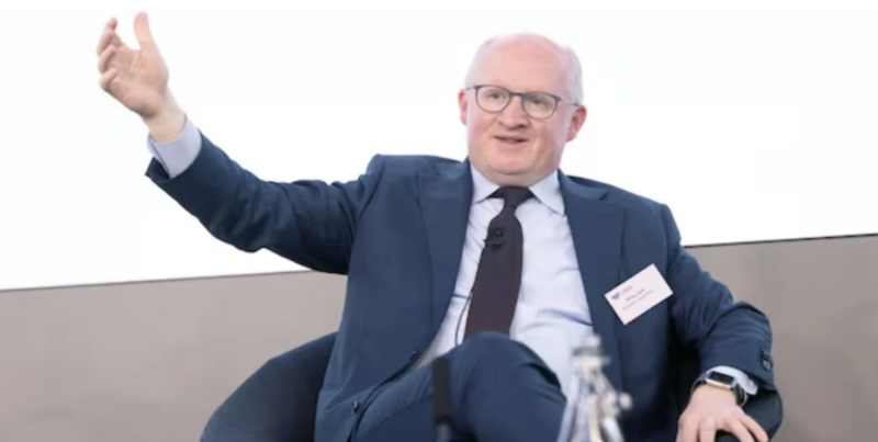 Kinh tế trưởng ECB Philip Lane trả lời phỏng vấn với tờ Financial Times ngày 3/3. Ảnh: FT