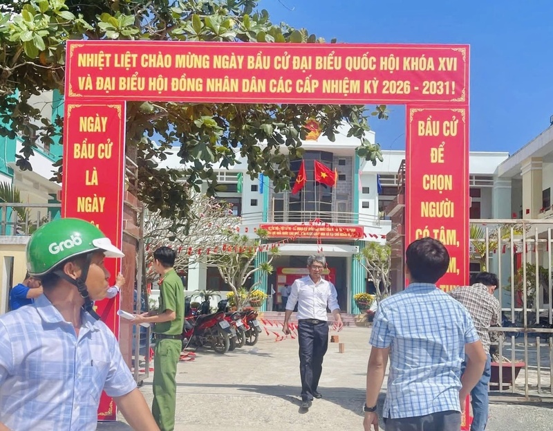 Chính quyền xã đảo Nhơn Châu chuẩn bị mọi điều kiện tốt nhất phục vụ công tác bầu cử.