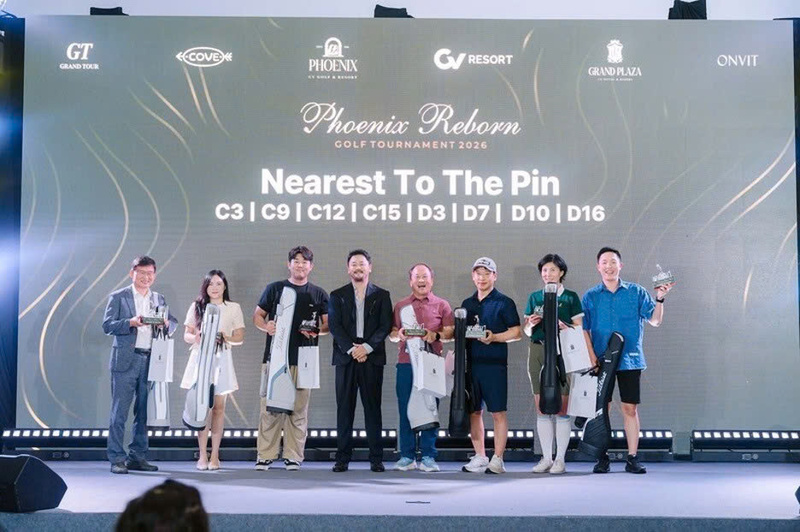 Phoenix Reborn Golf Tournament 2026 có gần 800 golf thủ trong và ngoài nước cùng tranh tài. Ảnh: Ban tổ chức