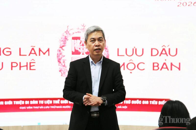 Cục trưởng Cục Văn thư và Lưu trữ Nhà nước - ông Đặng Thanh Tùng.