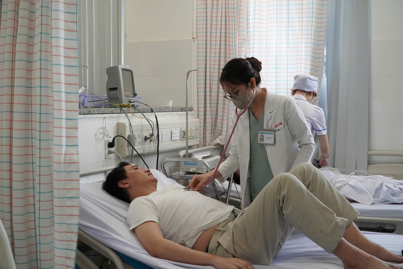 Bệnh nhân đang được điều trị ở Bệnh viện Đa khoa Vũng Tàu.