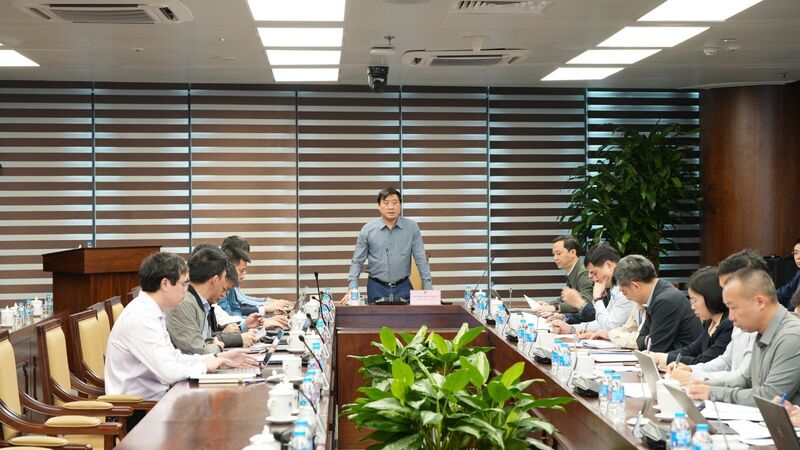 TKV đẩy mạnh tiến độ dự án khai thác hầm lò dưới mức -150 Mỏ Mạo Khê. Ảnh: TKV