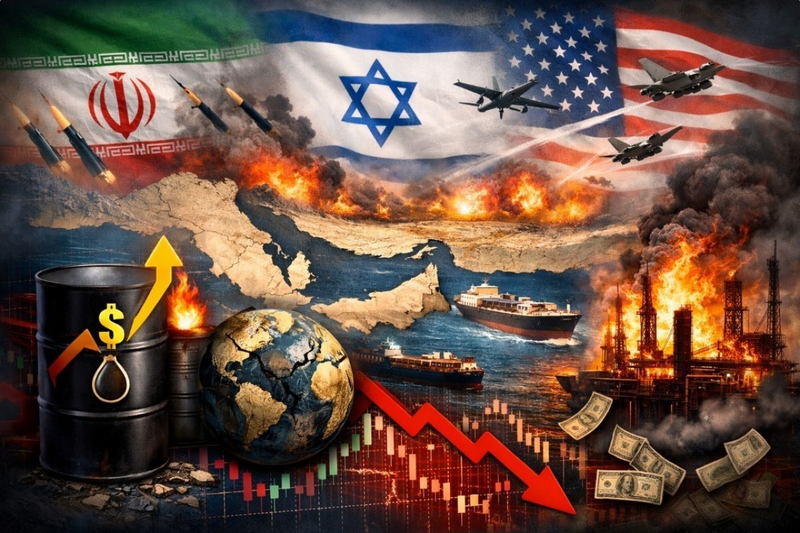 Căng thẳng Trung Đông làm dấy lên lo ngại gián đoạn nguồn cung, đẩy giá năng lượng toàn cầu biến động mạnh. Ảnh: APA