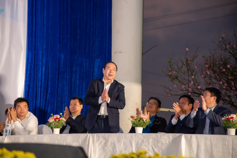 Ông Đỗ Đức Hùng – Chủ tịch Công đoàn Điện lực Việt Nam tham dự chương trình bế mạc Ngày hội Văn hoá - Thể thao 2026.