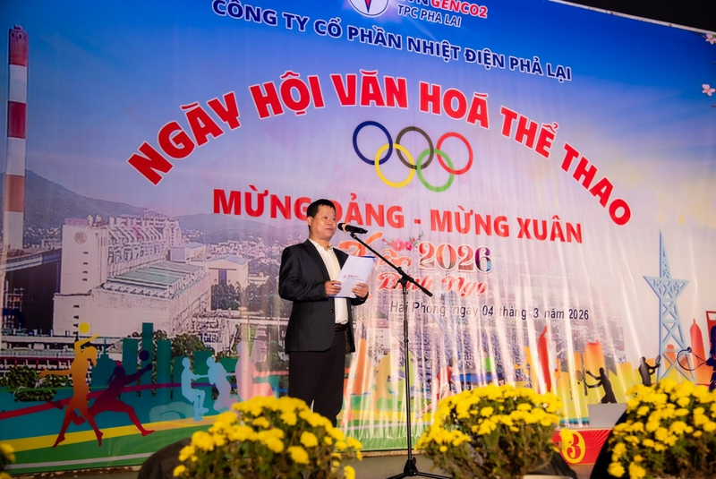 Ông Mai Quốc Long - Bí thư Đảng ủy, Chủ tịch HĐQT, Trưởng ban chỉ đạo Ngày hội phát biểu bế mạc.