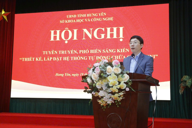 Ông Nguyễn Xuân Hải - Phó Giám đốc Sở Khoa học và Công nghệ tỉnh Hưng Yên. Ảnh: M.T