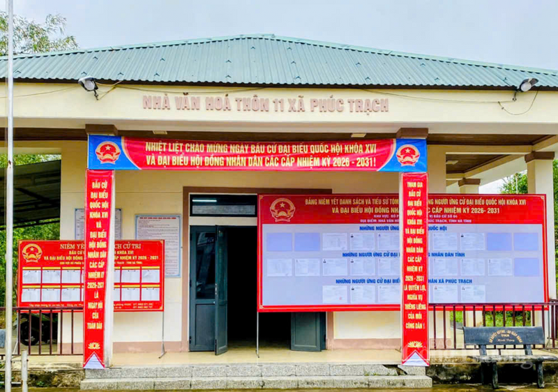 Hà Tĩnh: Đảm bảo điều kiện, cơ sở vật chất cho ngày bầu cử - 4