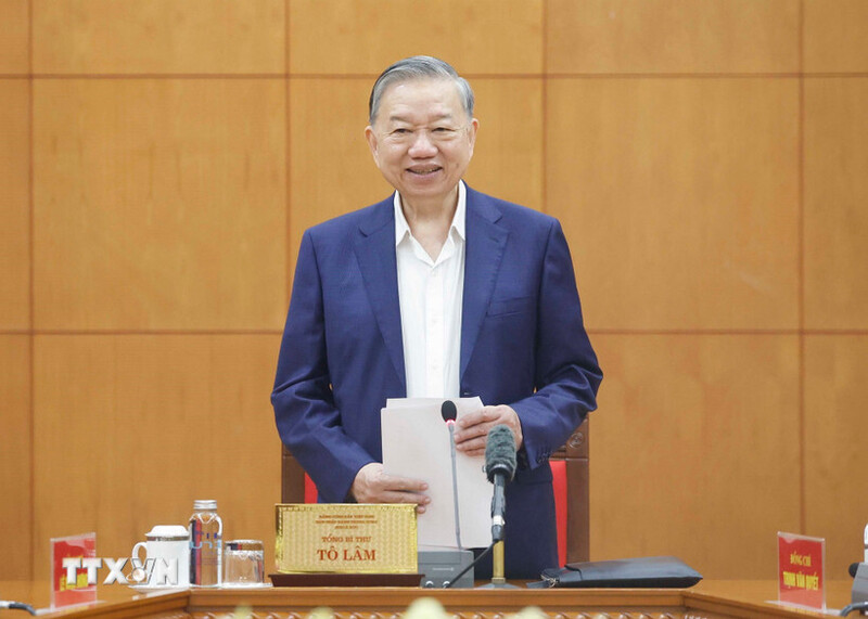 Tổng Bí thư Tô Lâm. Ảnh: TTXVN