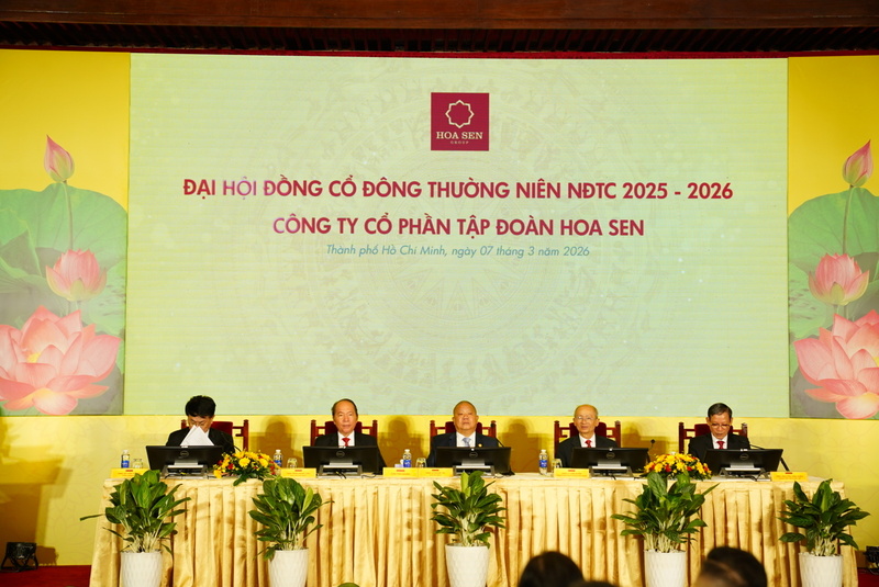 Công ty Cổ phần Tập đoàn Hoa Sen tổ chức Đại hội đồng cổ đông thường niên niên độ tài chính 2025 - 2026.