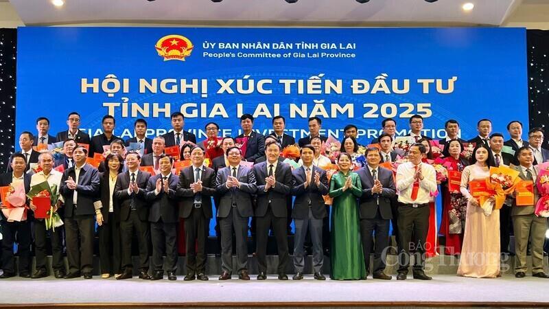 Hội nghị xúc tiến đầu tư năm 2025. Ảnh: Hiền Mai