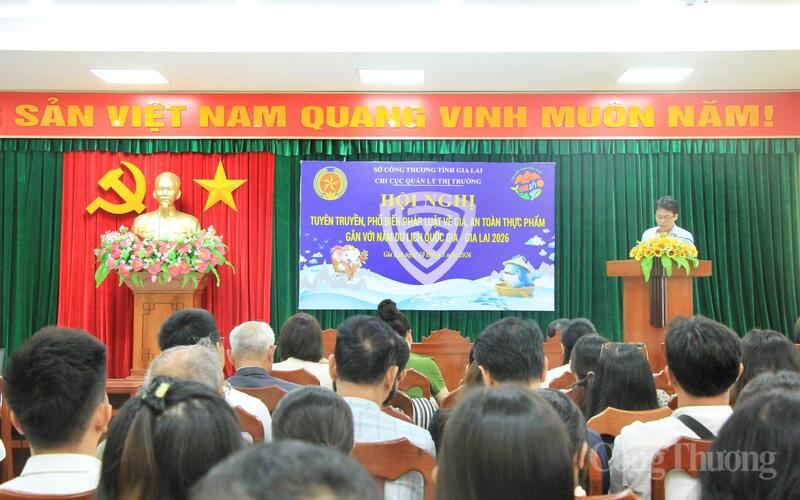 Hội nghị tuyên truyền, phổ biến pháp luật về giá, an toàn thực phẩm gắn với Năm Du lịch quốc gia - Gia Lai 2026.
