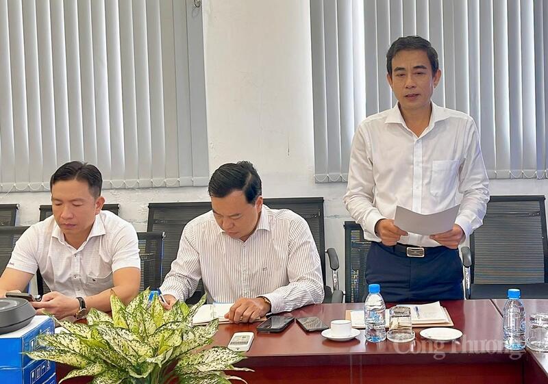 Ông Huỳnh Tấn Minh, Phó Giám đốc Công ty CP Dầu khí Mê Kông chia sẻ tại buổi kiểm tra.