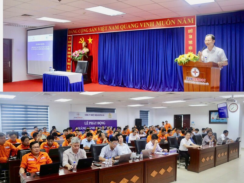 Người lao động Công ty Nhiệt điện Duyên Hải tham gia khóa đào tạo về ứng dụng trí tuệ nhân tạo và chuyển đổi số.