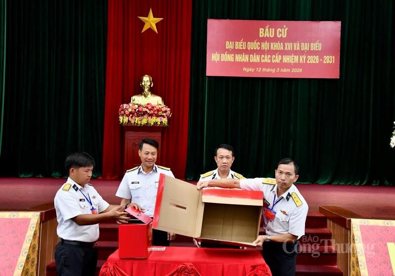 Đơn vị chuẩn bị kỹ lưỡng để bảo đảm mọi quân nhân đều được thực hiện quyền bầu cử theo quy định