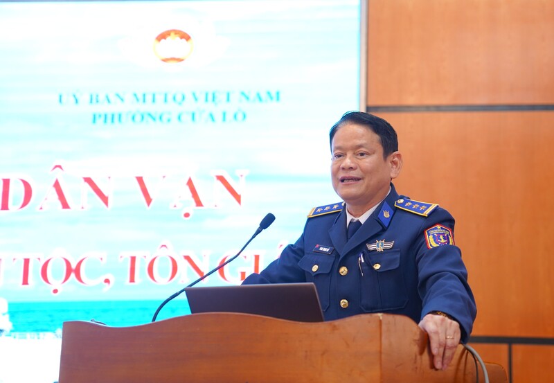 Trực tiếp tham gia tuyên truyền phổ biến pháp luật cho 500 đại biểu phường Cửa Lò, Thượng tá Phan Thanh Hải - Chính trị viên Đoàn đặc nhiệm phòng chống tội phạm ma túy số 2 đã giới thiệu về hoạt động của đơn vị; một số nội dung trọng tâm của Luật Cảnh sát biển Việt Nam; Luật Phòng, chống ma túy; công tác bầu cử đại biểu  Quốc hội và Hội đồng nhân dân các cấp nhiệm kỳ 2026 - 2031.