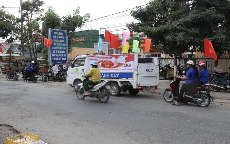 Triển khai nhiều hình thức tuyên truyền phù hợp với đặc thù địa phương - Ảnh: Trung Kiên