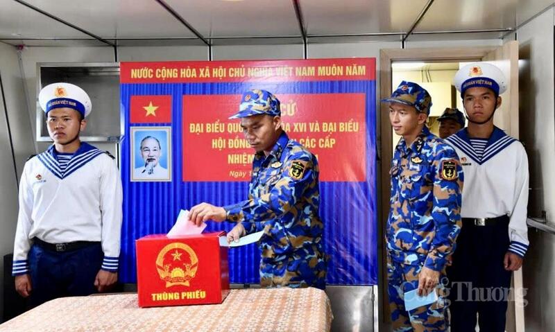Lữ đoàn 127 Hải quân tổ chức bầu cử sớm đại biểu Quốc hội khóa XVI - 6