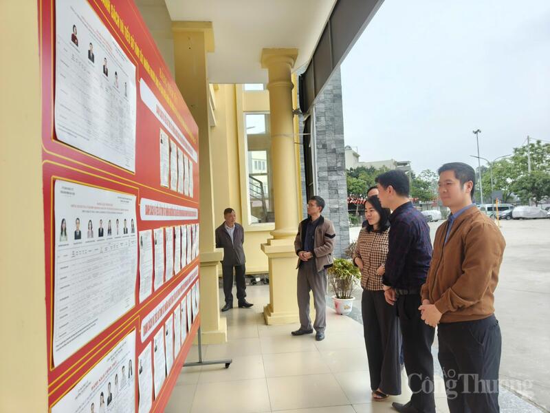 Khu vực bỏ phiếu số 2 phường Xuân Phương.