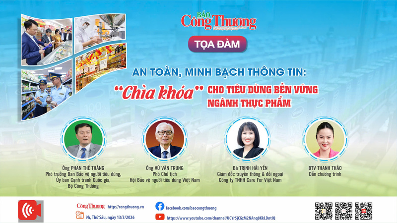 Sáng 13/3 sẽ diễn ra tọa đàm về minh bạch thông tin trong ngành thực phẩm - 1