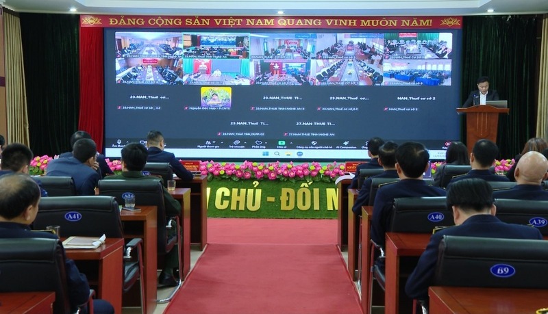 Thuế tỉnh Nghệ An tổ chức hội nghị trực tuyến triển khai những điểm mới của Nghị định số 68/2026/NĐ-CP và Thông tư 18/2026/TT-BTC của Bộ Tài chính; công bố kế hoạch cao điểm 30 ngày đêm hỗ trợ hộ kinh doanh kê khai thuế.