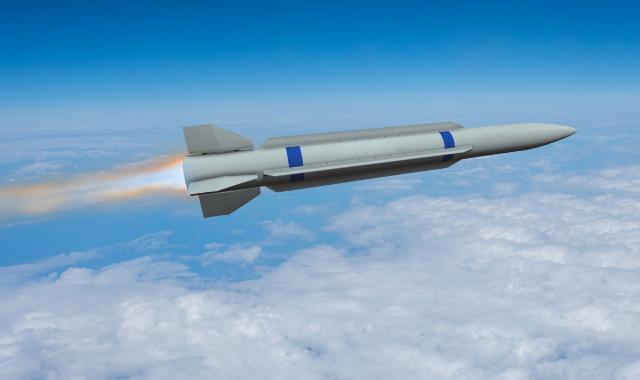 Mô hình tên lửa siêu vượt âm mới của Hàn Quốc. Ảnh: Breaking Defense