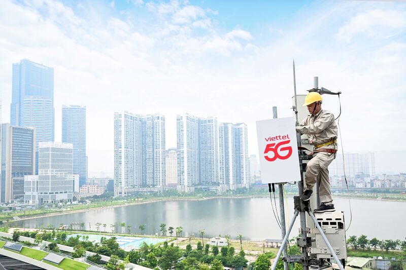 Tổng số thuê bao 5G đến nay trên toàn quốc đạt hơn 12,9 triệu. Ảnh: Viettel