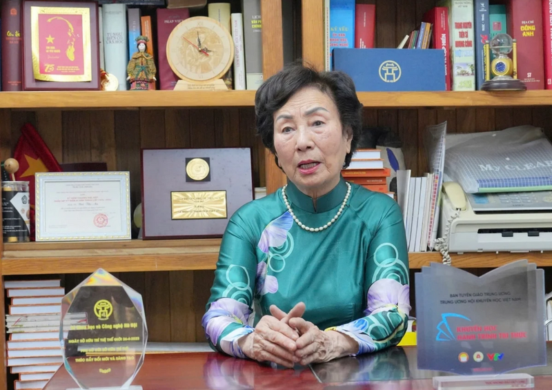 PGS.TS Bùi Thị An, Đại biểu Quốc hội Khóa XIII. Ảnh: N.H