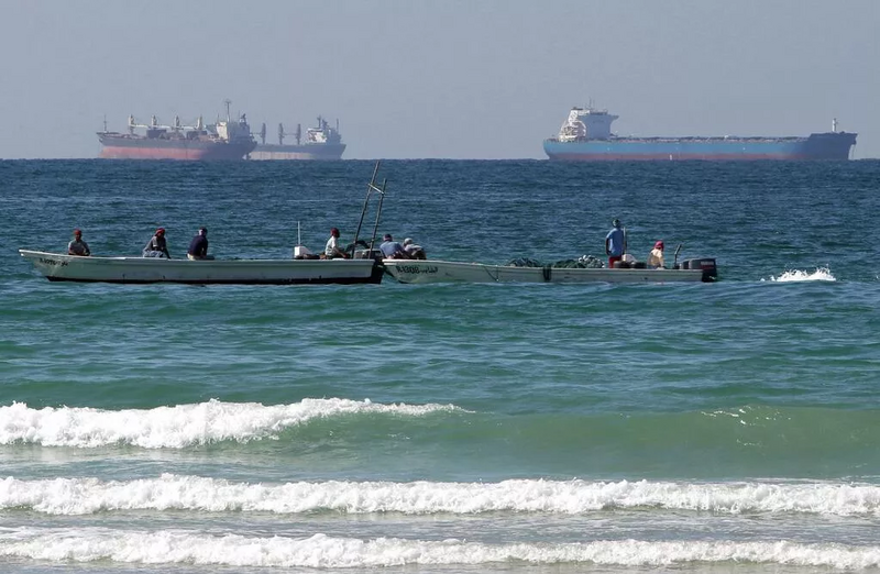 Các tàu chở dầu ở eo biển Hormuz. Ảnh: RIA