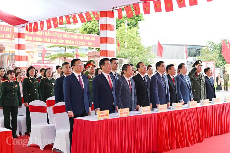 Quyền Bộ trưởng Bộ Công Thương Lê Mạnh Hùng tham gia bầu cử tại TP. Hải Phòng - 2