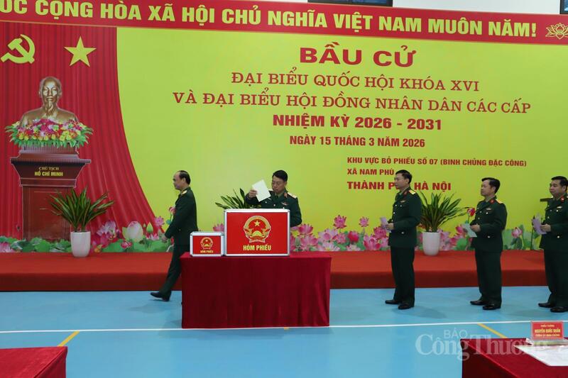 Nhiều địa phương, cử tri quân đội đã hoàn thành công tác bỏ phiếu - 9