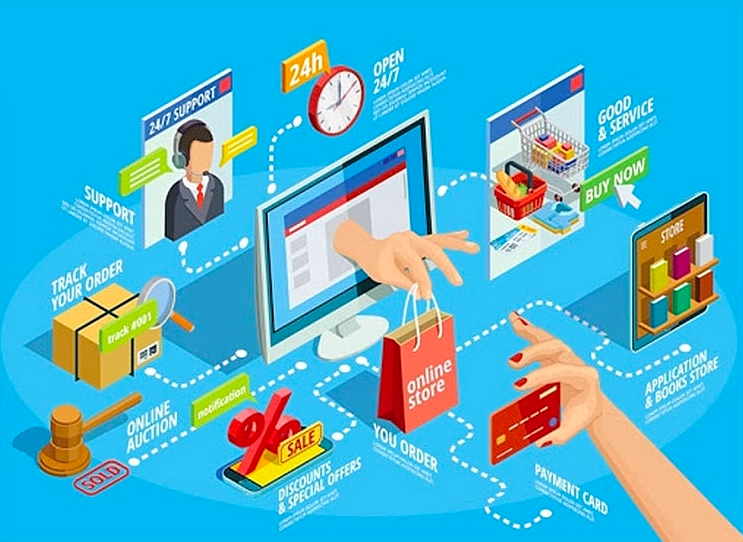 Thương mại điện tử mang lại sự tiện lợi nhưng cũng chứa rủi ro cho người tiêu dùng. Ảnh minh hoạ