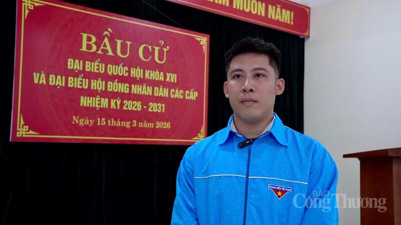 Anh Lý Hải Minh, Phó Chủ tịch Ủy ban Mặt trận Tổ quốc Việt Nam, Bí thư Đoàn phường Thái Bình, tỉnh Hưng Yên.