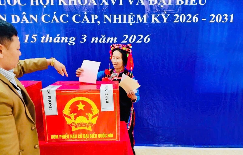 Mỗi cử tri đều có trách nhiệm với lá phiếu bầu của mình. Ảnh: Thanh Bình