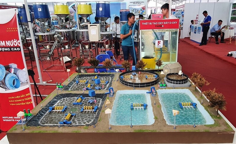 Cơ sở công nghiệp nông thôn tham gia hội chợ, triển lãm trên địa bàn tỉnh Cà Mau. Ảnh: CTTĐT Cà Mau