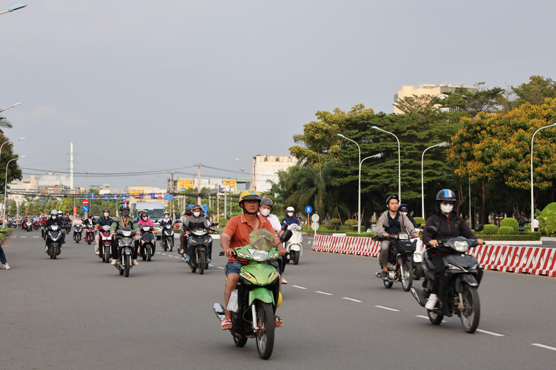 Chất lượng không khí ở TP. Hồ Chí Minh hôm nay ghi nhận khoảng 44, thuộc mức tốt theo thang đo quốc tế. Ảnh: Minh Anh.