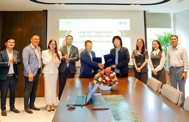 Đại diện KDI Holdings và Nguyễn Hoàng Group ký kết thỏa thuận hợp tác chiến lược trong lĩnh vực giáo dục