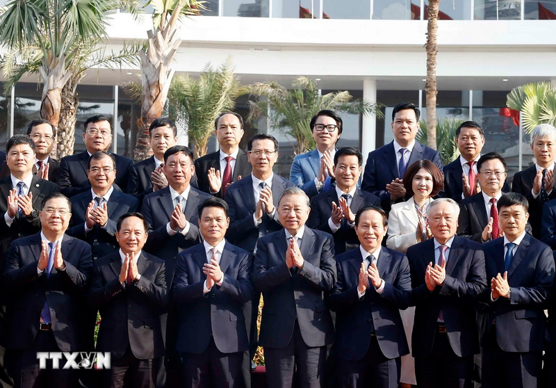 Tổng Bí thư Tô Lâm và các đại biểu. Ảnh: Thống Nhất/TTXVN