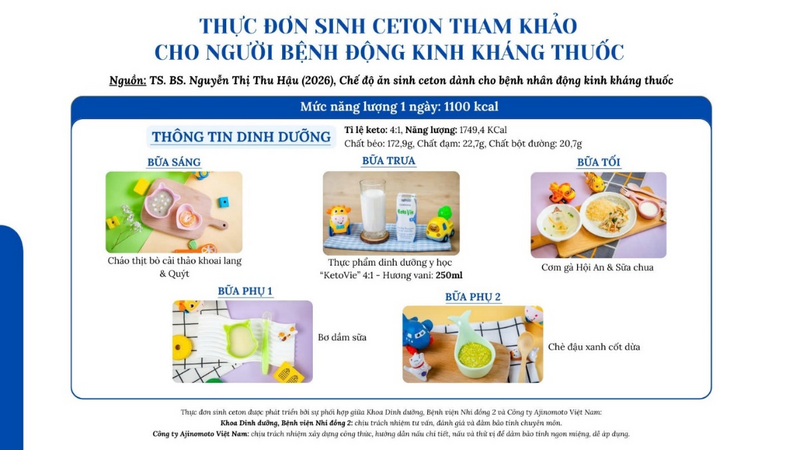 Ajinomoto hỗ trợ bệnh nhân động kinh tiếp cận chế độ ăn keto - 1