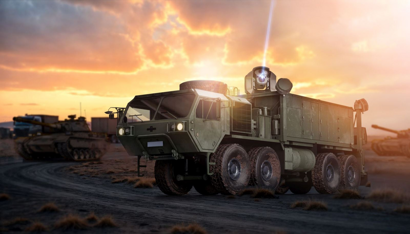 Với công suất 100 kW, Iron Beam dùng tia laser phá hủy UAV, rocket nhanh như ánh sáng. Ảnh: Rafael