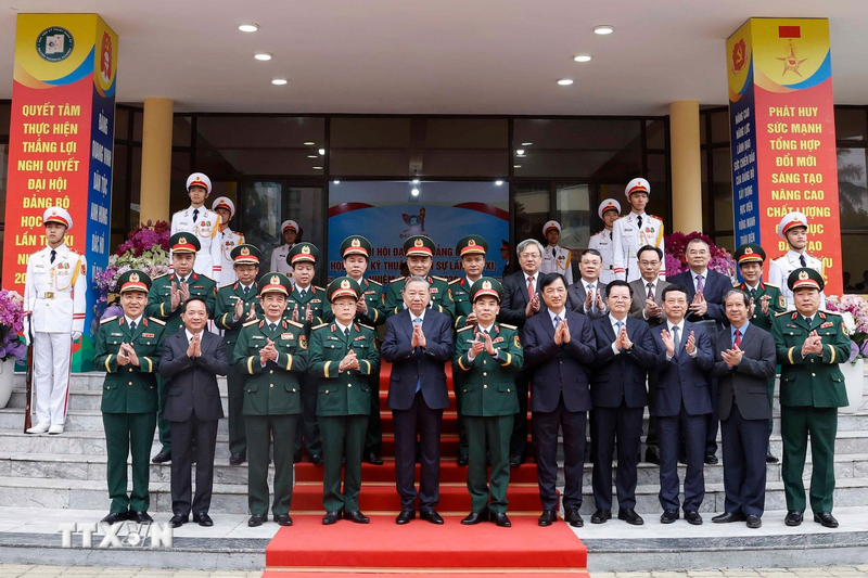 Tổng Bí thư Tô Lâm và các đại biểu. Ảnh: Thống Nhất/TTXVN