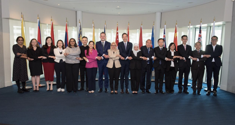 Hội nghị Ủy ban hỗn hợp thực thi Hiệp định Đối tác Kinh tế Toàn diện Khu vực (RCEP) lần thứ 12 (RJC 12) diễn ra tại New Zealand. Ảnh: A.N.