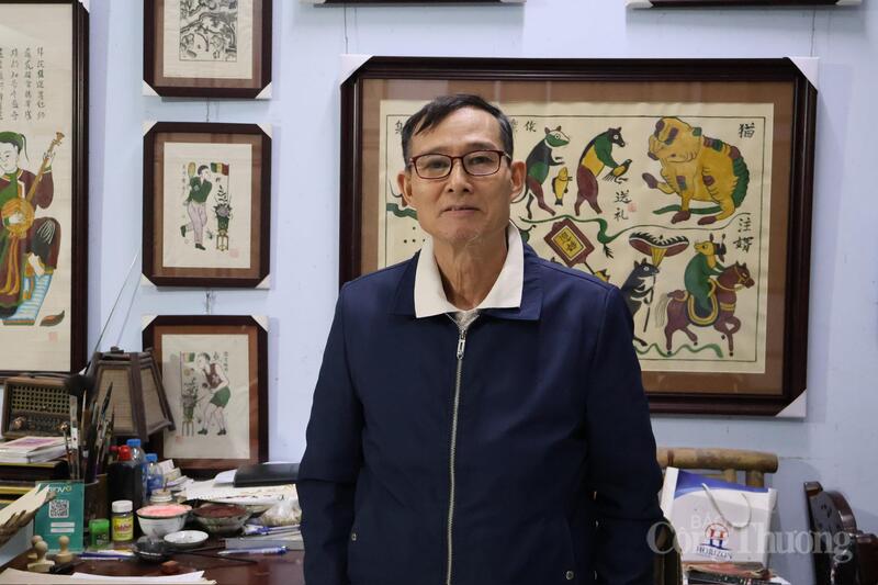 Nghệ nhân ưu tú Nguyễn Hữu Quả. Ảnh: Phương Hà