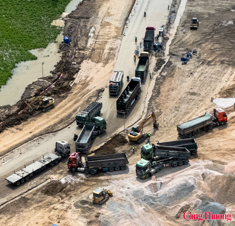 Công việc được tổ chức theo nhiều mũi thi công, nhằm đẩy nhanh tiến độ giai đoạn đầu.