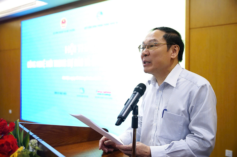 Ông Lê Công Thành, Thứ trưởng Bộ Nông nghiệp và Môi trường phát biểu khai mạc hội thảo. Ảnh: Minh Hiếu