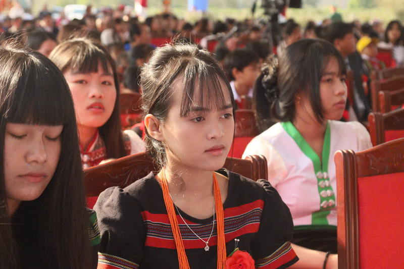 Các ngôi trường Phổ thông nội trú liên cấp Tiểu học - THCS tại 5 xã biên giới Ia Đal, Ia Tơi, Bờ Y, Đăk Long và Đăk Plô được khởi công xây dựng. Ảnh: Nguyễn Dương