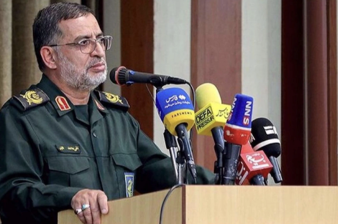 Người phát ngôn của Lực lượng Vệ binh Cách mạng Hồi giáo Iran (IRGC), Tướng Ali Mohammad Naeini. Ảnh: Press TV